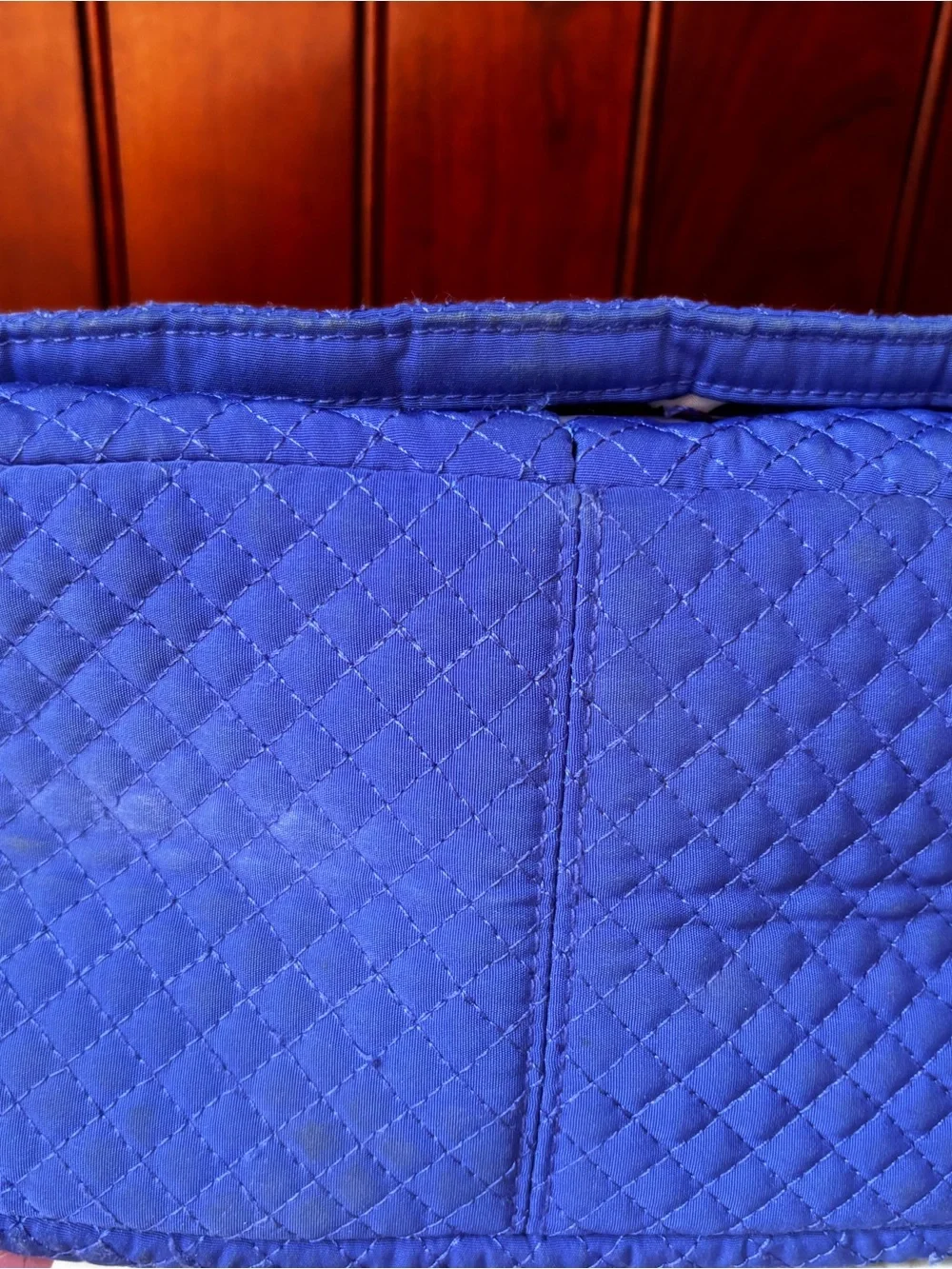 Vera Bradley Carson Mini Hobo Crossbody Bag in Gage Blue Quilted Microfiber
